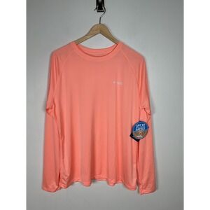 Columbia PFG Tidal Tee II Long Sleeve Shirt Womens XL UPF 50 Sun Protection